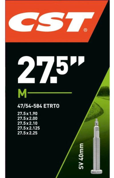 CST Chambre à air 27.5x1.75-2.10 ETRTO 47 54-584, Valve : French 40mm