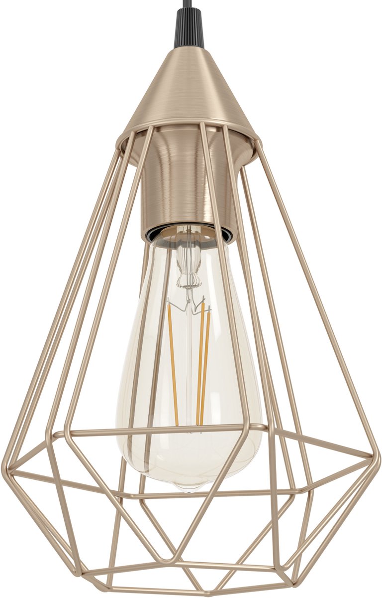 Suspension Eglo tarbes - e27 - ø 17,5 cm - cuivre noir