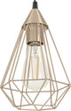 Suspension Eglo tarbes - e27 - ø 17,5 cm - cuivre noir