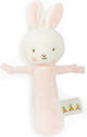 Bunnies by the bay hochet lapin - peluche - détails brodés - 15 cm - rose
