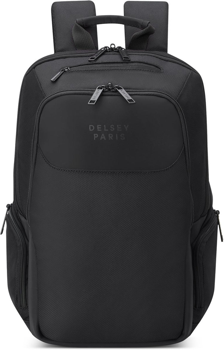 Delsey parvis plus sac à dos ordinateur 13,3 pouces – 15l – sangle trolley – polyester recyclé – noir