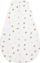 Meyco baby gigoteuse bébé nid d'abeille ronde - miel or - 70cm