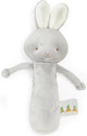Bunnies by the bay hochet lapin - peluche - détails brodés - 15 cm - gris