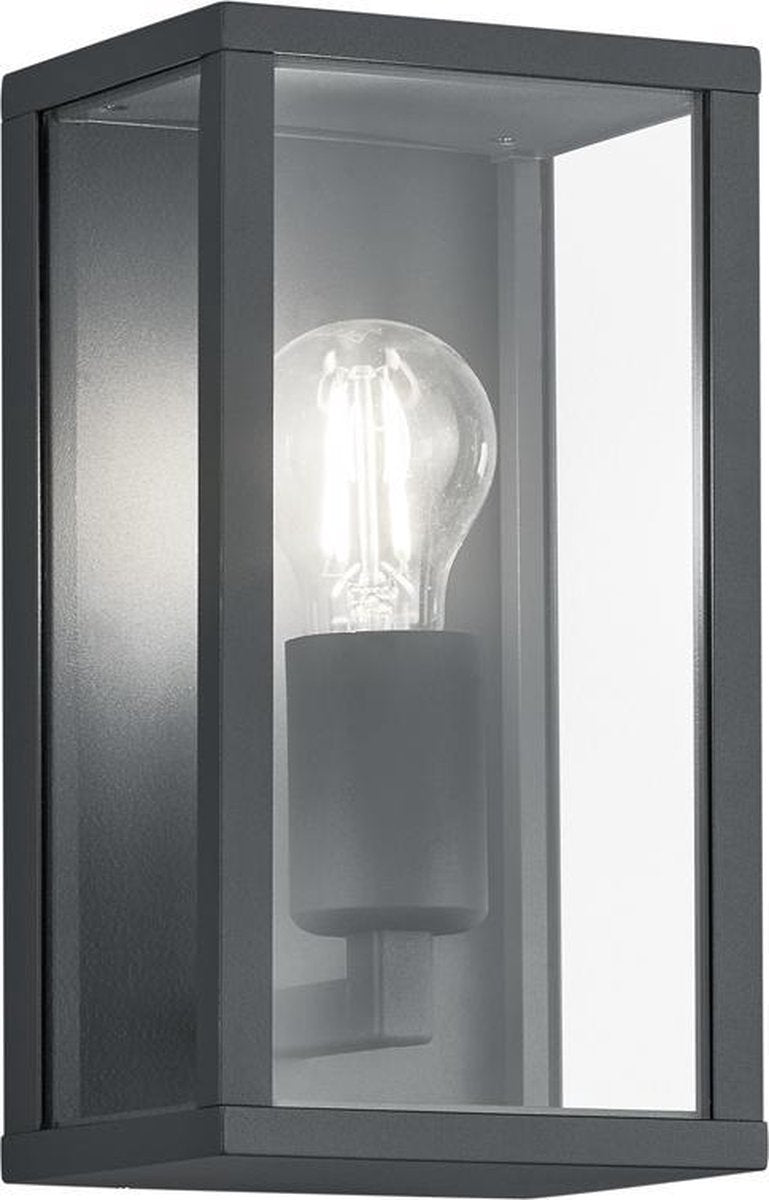 Trio garonne - applique - anthracite - excl. 1x e27 7w - éclairage extérieur - ip44