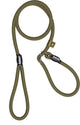 Laisse pour chien Rebel Petz - laisse d'entraînement - vert armée - l - 12 mm x 140 cm