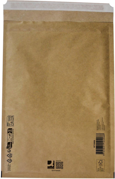 Enveloppes à bulles Q-connect, marron, 7 g, 250 x 350 mm, boîte de 100 pièces