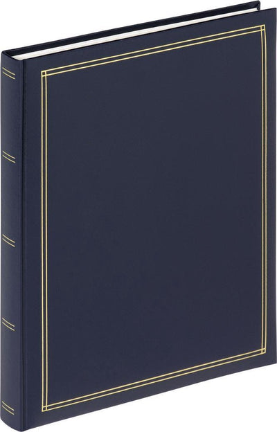 Walther sk-124-l monza - album autocollant - format 26 x 30 cm - bleu