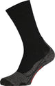 Falke tk2 chaussettes de marche en laine épaisse anti-ampoules en matériau fonctionnel hommes noir - taille 39-41