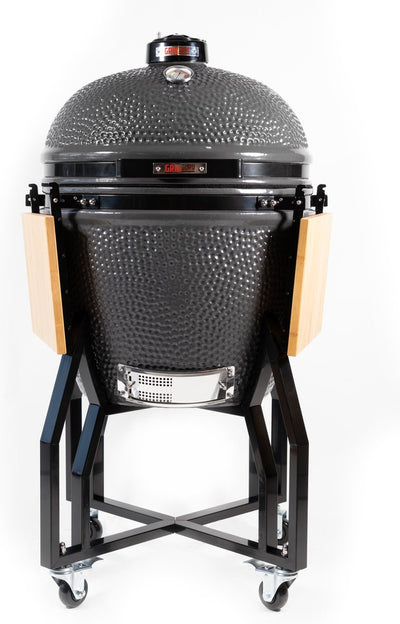 Grill guru kamado barbecue original xl ø56cm ø22.05inch - complet - gris