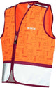 Wowow pour enfants gilet zippy orange xs