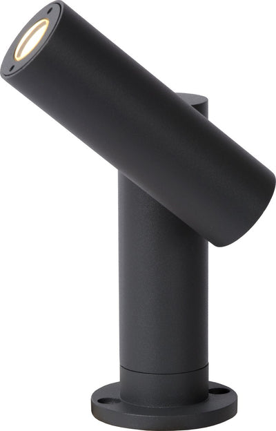 Lucide tatum - spot de jardin - led - 1x5w 3000k - ip65 - anthracite