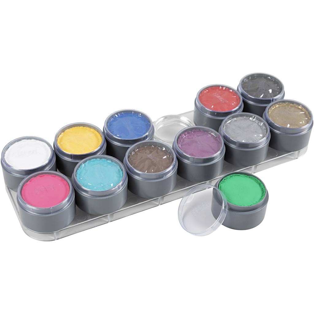 Maquillage Grimas - palette de maquillage, différentes couleurs, 12x15 ml 1 pièce