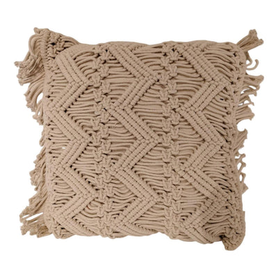 Coussin ambiance Mansion pommade naturel 45x45cm