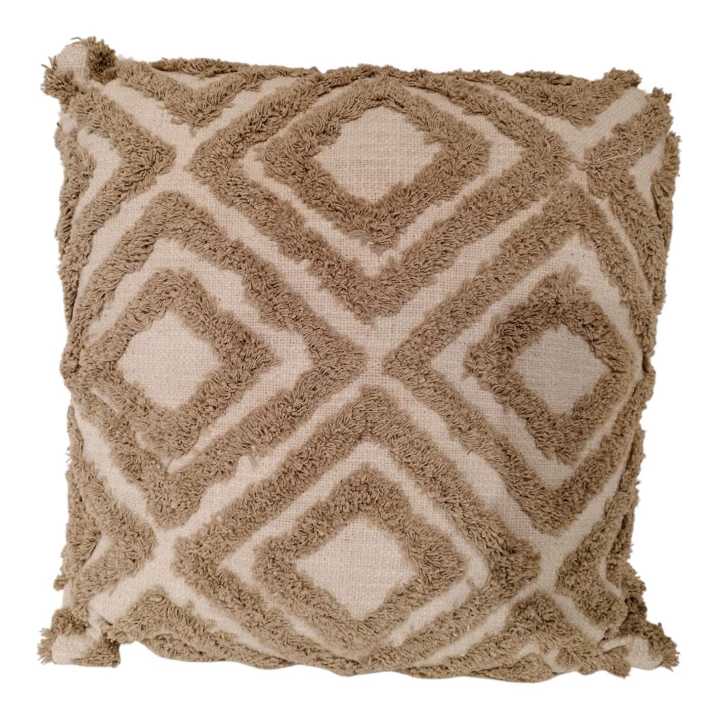 Coussin ambiance Mansion siziano blanc naturel 45x45cm