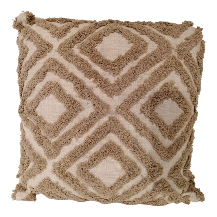 Coussin ambiance Mansion siziano blanc naturel 45x45cm
