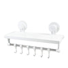 Etagère de rangement pour salle de bain Estanto avec ventouses - peut être montée sans perçage