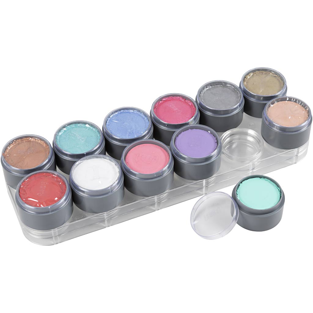 Maquillage Grimas - palette de maquillage, différentes couleurs, 12x15 ml 1 pièce