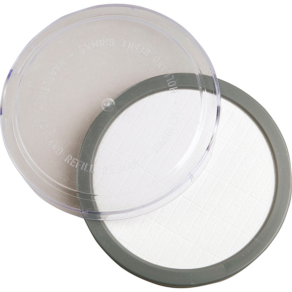 Peinture pour le visage à gâteau Grimas, blanche, 35 gr 1 boîte