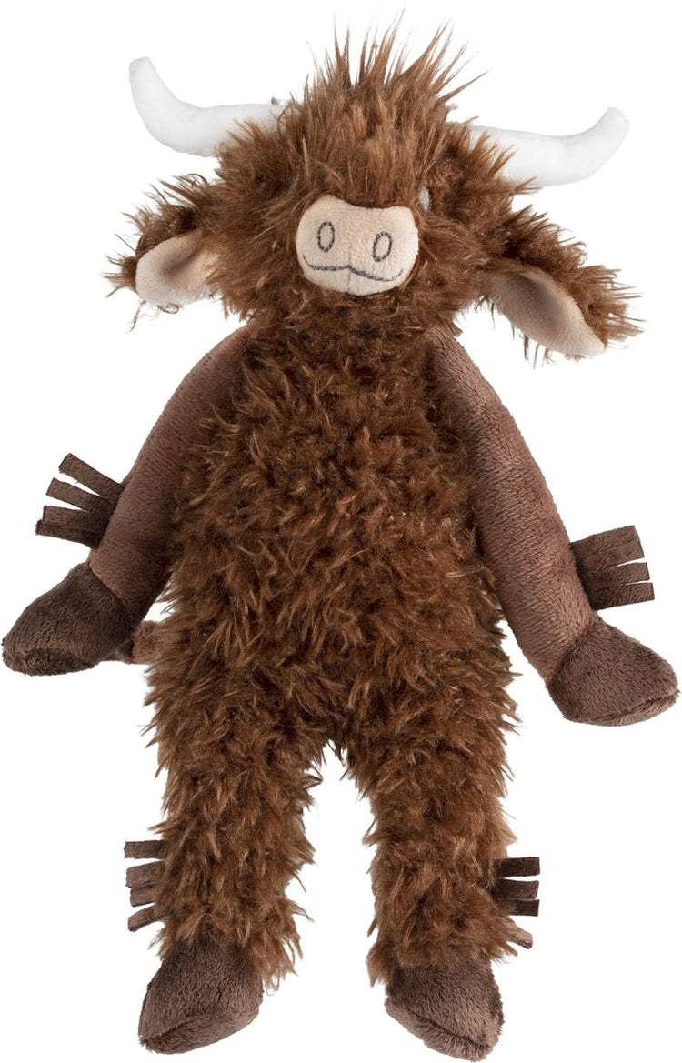 Happy horse highlander vache cody peluche 30cm - marron - peluche bébé