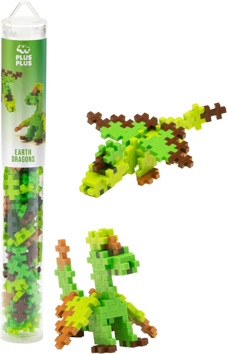 Plus plus plus plus-plus dragons de terre tube de 100 pcs (4376)