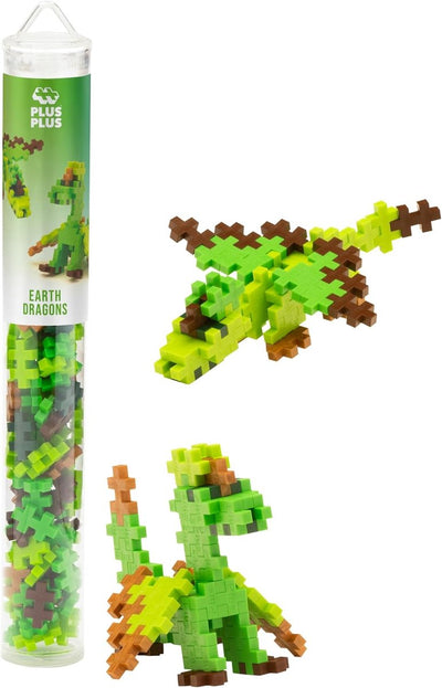 Plus plus plus plus-plus dragons de terre tube de 100 pcs (4376)