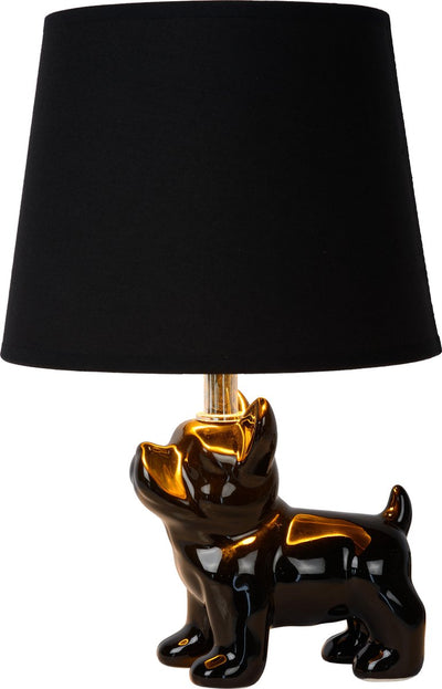 Lucide extravaganza sir Winston - lampe de table - 1xe14 - noir