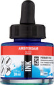 Bouteille d'encre acrylique Amsterdam 30 ml cyan primaire 572