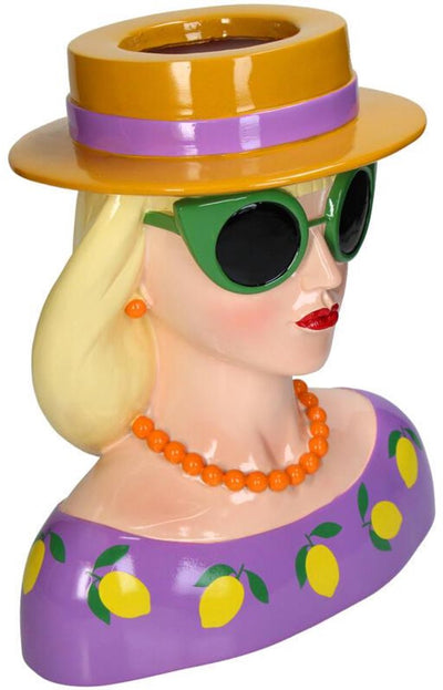 Vase collection Hd fashion lady polyrésine 26x19,5x29cm
