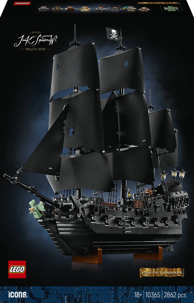 Lego ® icônes Pirates des Caraïbes - Le bateau pirate du capitaine Jack Sparrow - 10365