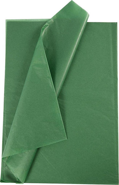 Papier de soie Creativ company, feuille 50x70 cm, 17 gr, vert, 25 feuilles 1 boîte