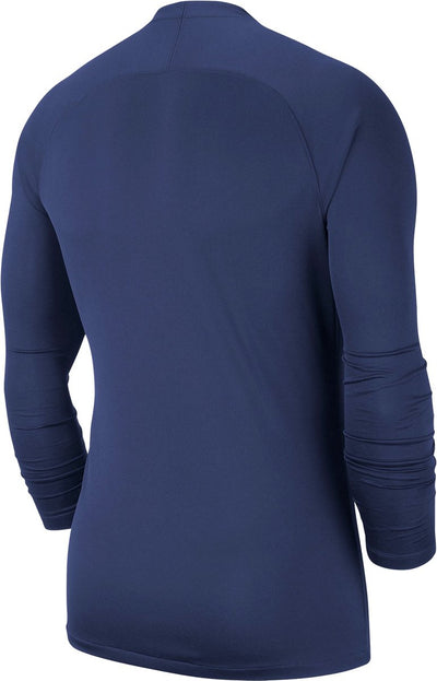 Nike park dry première couche chemise thermique à manches longues - taille xxl - homme - bleu marine blanc