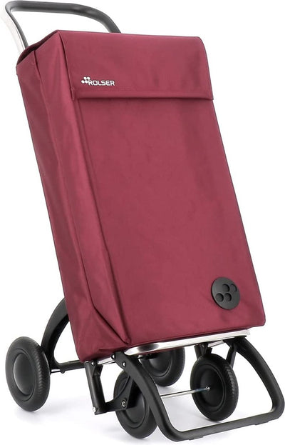 Chariot libre-service Rolser 4 roues - sbelta mf - 4.2 - bordeaux
