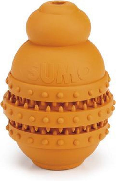 Beeztees sumo play dentaire - jouets pour chiens - caoutchouc - orange - s