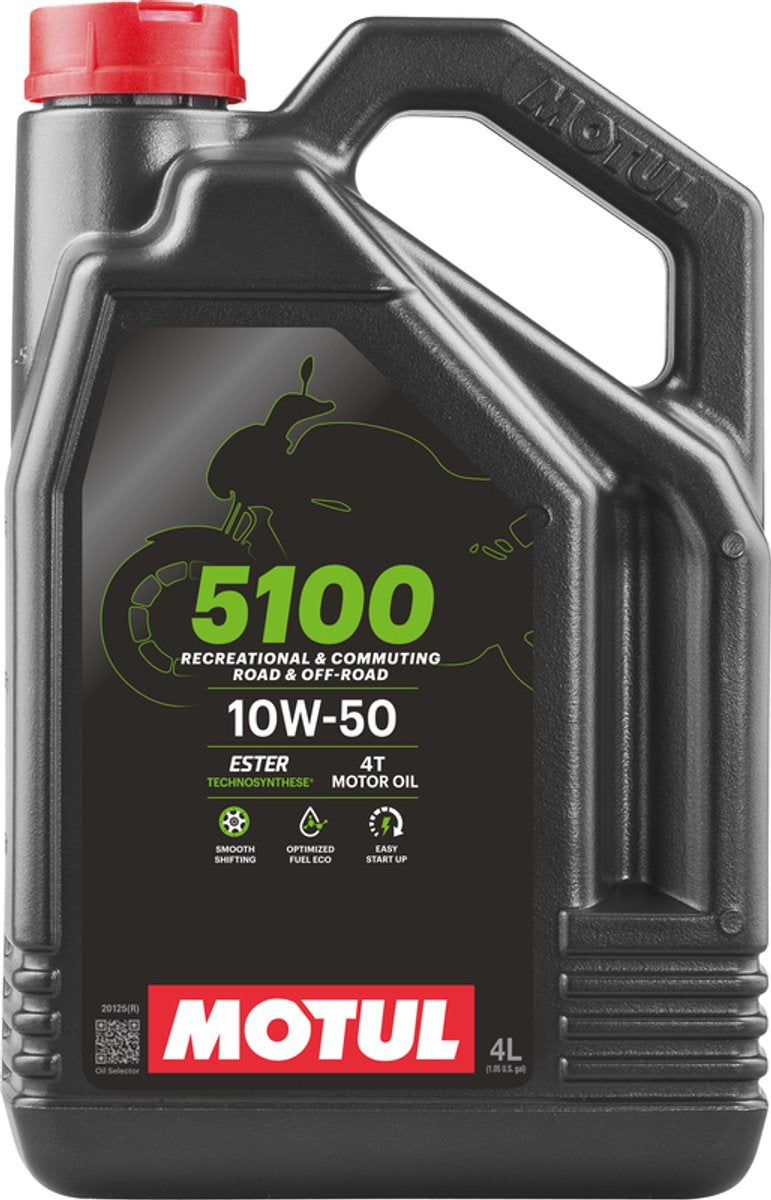 Huile moteur Motul 5100 10w50 4t - 4l - 104076