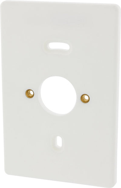 Merten uni plaque de montage en saillie combinaison blanc polaire