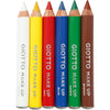 Crayons de maquillage Giotto, l : 9 cm, couleurs standards, 6 pièces, 1 boîte