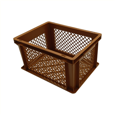 Caisse PVC Marron 26L 40x30x22cm