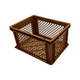 Caisse PVC Marron 26L 40x30x22cm