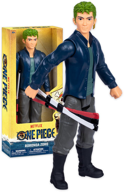Moose Toys One Piece - grande figurine articulée Zoro - figurine mobile de 30 cm de haut