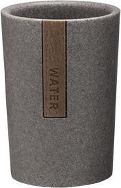 Gobelet pour brosse à dents sur pied Sealskin Pierra - gris