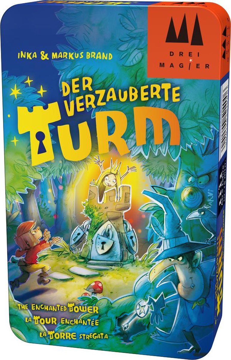 Jeux de trois magiciens Schmidt joue à trois magiciens : l'aventure de voyage du jeu de société de la tour perdue