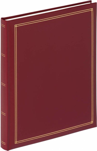 Walther sk-124-r monza - album autocollant - format 26 x 30 cm - rouge