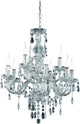 Rl live your light reality lüster - lustre - chrome - excl. 9x e14 4w