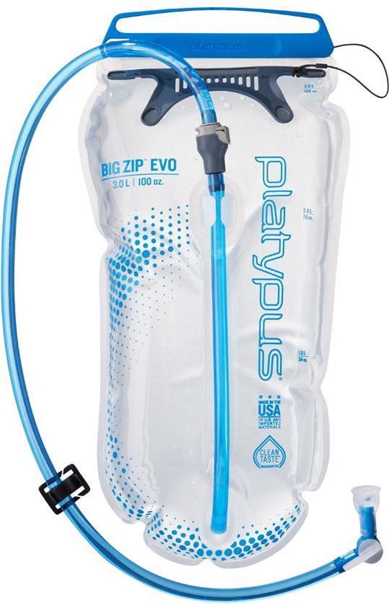 Platypus big zip evo - système d'abreuvement - boisson 50 % plus rapide - sans BPA - sac à eau - 2l