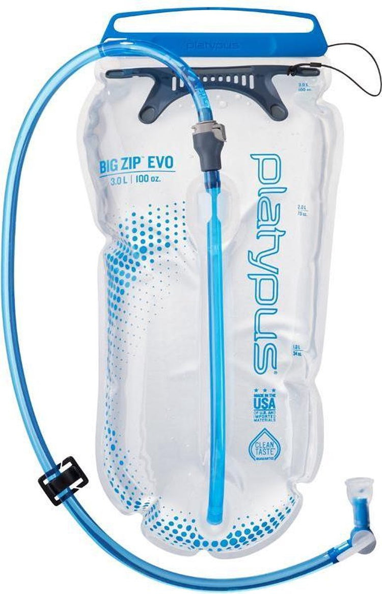 Platypus big zip evo - système d'abreuvement - boisson 50 % plus rapide - sans BPA - sac à eau - 2l