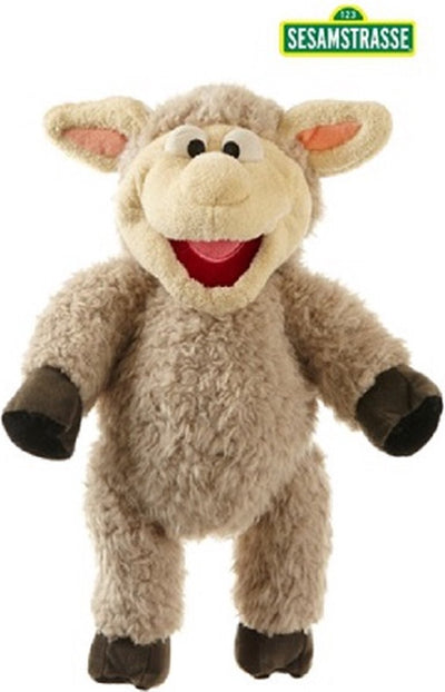 Marionnettes vivantes - marionnette à main - Wolle le mouton rue Sésame 45cm