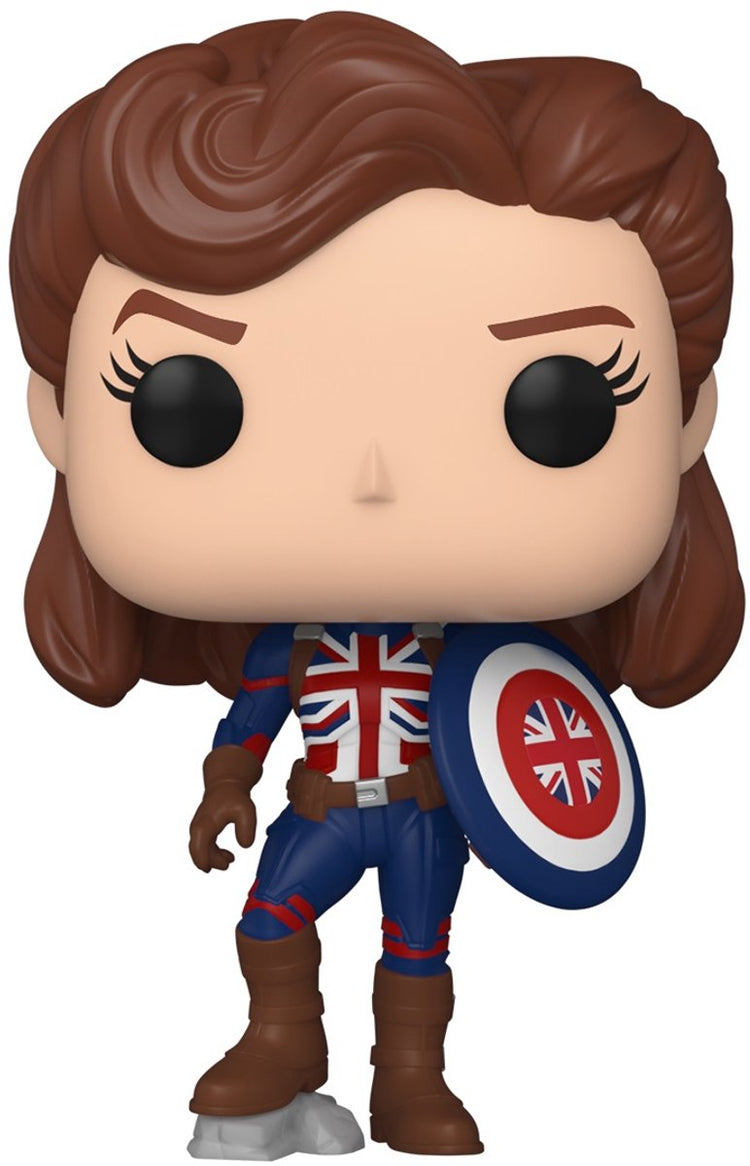 Marvel funko et si... ? poupée figurine à collectionner ! vinyle - tout est permis capitaine carter multicolore