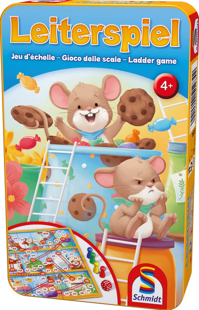 Schmidt ® - jeu d'échelle (leiterspel) - jeu pour enfants - jeu de société classique avec dés - à partir de 4 ans - 2-4 joueurs