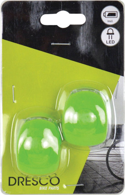 Kit d'éclairage de vélo en silicone Dresco - citron vert