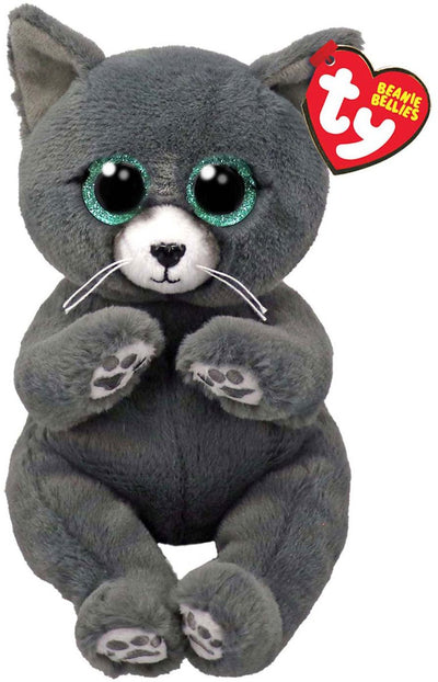 Ty Beanie Babies Bellies Binx Cat Blue, 15cm